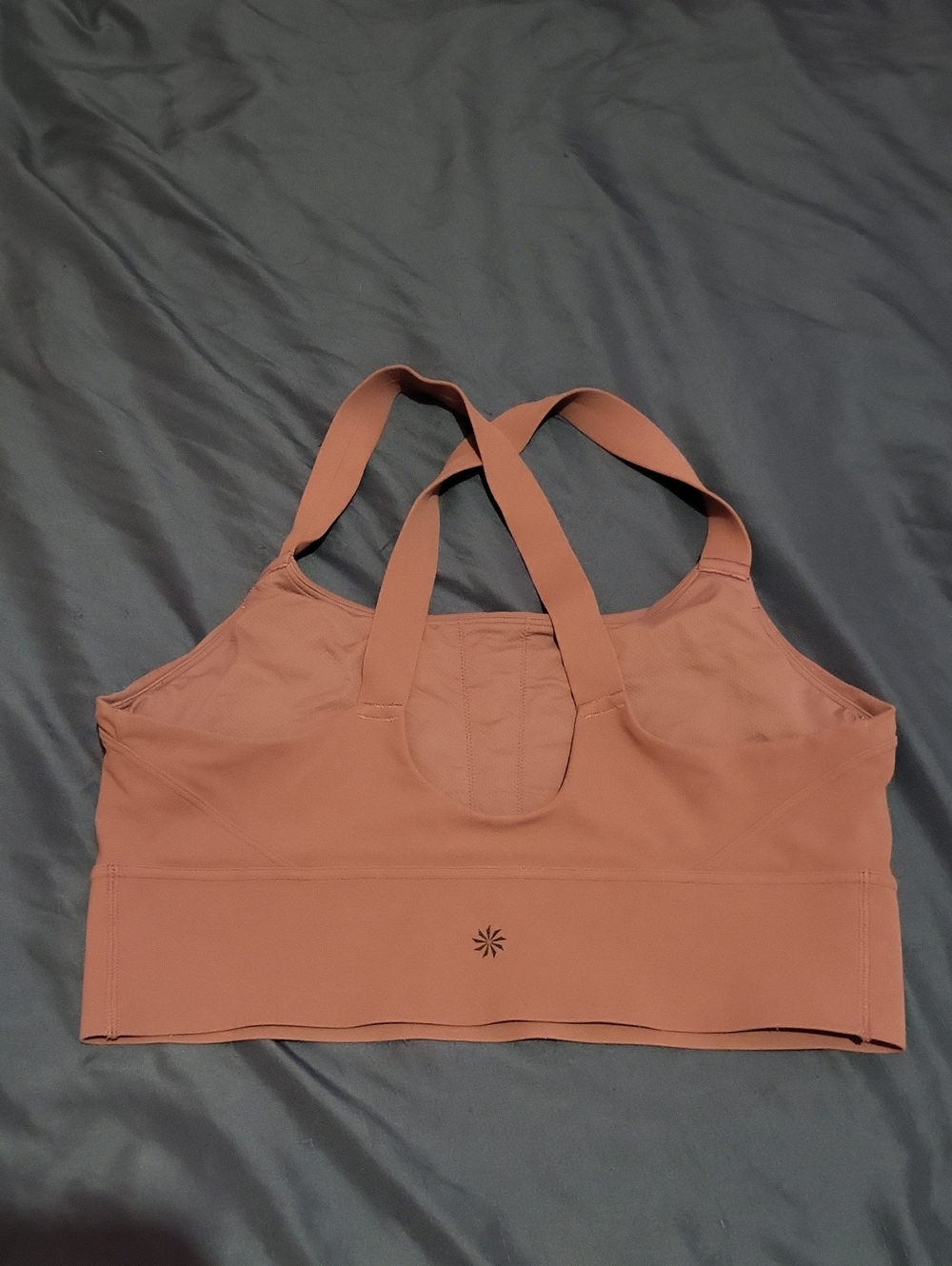 Athleta Mauve Long Line Sports Bra Medium